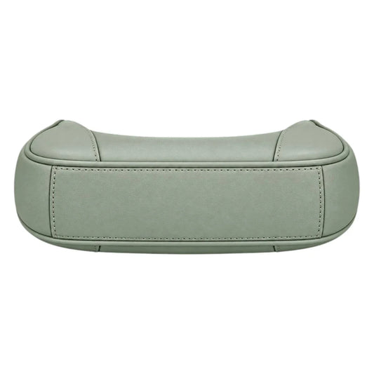 LUXPAC Sage Green Women’s Satchel Handbag – Curved Faux Leather Everyday Bag